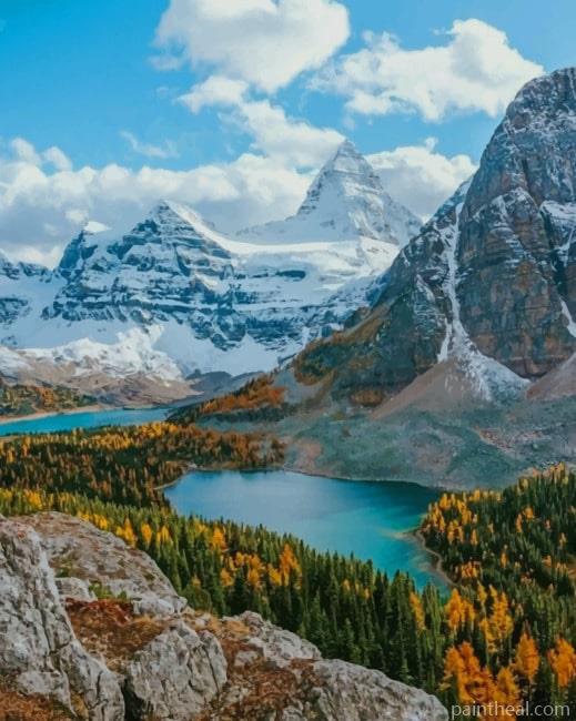 Mount Assiniboine Painting By Numbers Kits