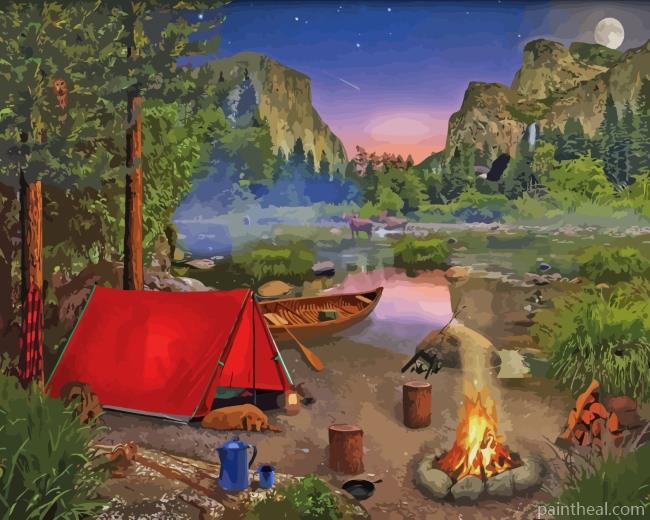 Camp Trip Painting By Numbers Kits