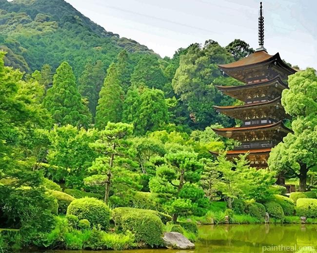 Japan Yamaguchi Kozan Park Painting By Numbers Kits