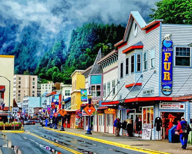Juneau Alaska Painting By Numbers Kits
