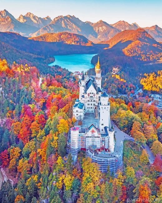 Germany Neuschwanstein Painting By Numbers Kits