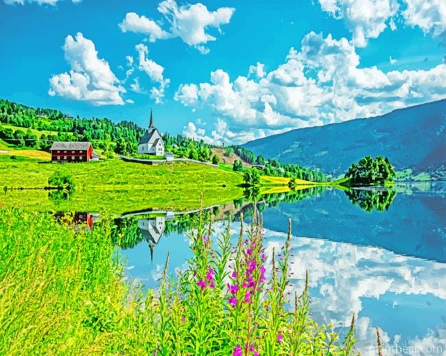 Hill Station Painting By Numbers Kits
