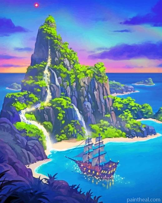 Magic Island Painting By Numbers Kits