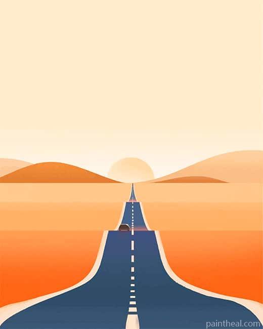 Unknown Road Painting By Numbers Kits