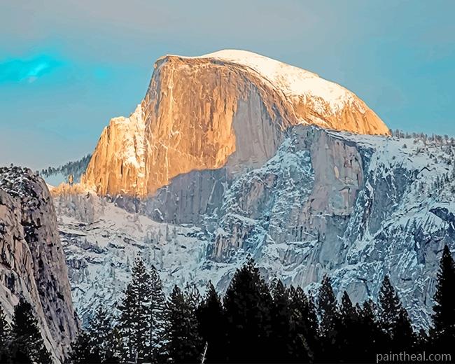Mountain Yosemite Valley Painting By Numbers Kits