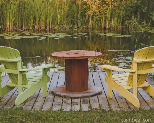 Lakeside Chairs Painting By Numbers Kits