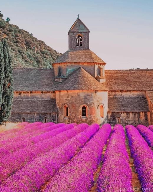 Abbaye Notre Dame De Senanque Painting By Numbers Kits