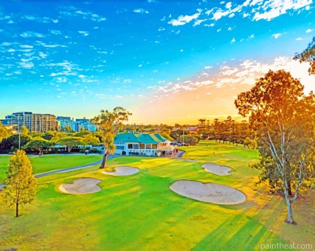 Brisbane Golf Club Painting By Numbers Kits