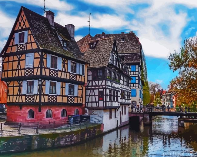 Frankfurt Germany Painting By Numbers Kits
