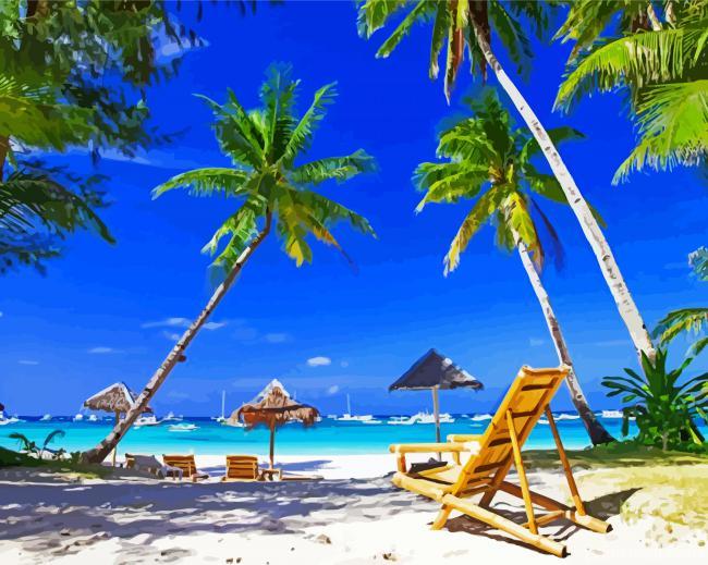 Boracay Tropical Island Painting By Numbers Kits