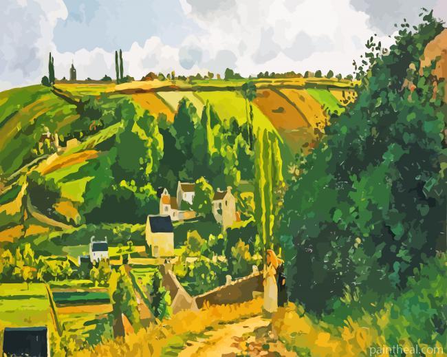 Jalais Hill Pontoise By Pissaro Painting By Numbers Kits
