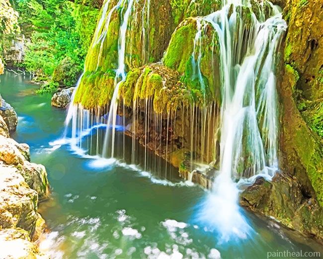 Waterfall Landscape Painting By Numbers Kits