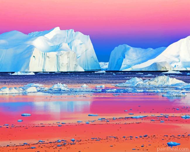 Arctic Landscape Painting By Numbers Kits