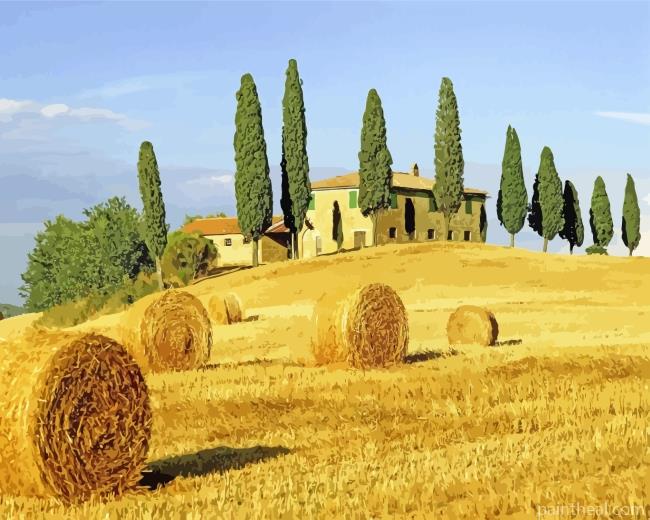 Tuscany Farm Painting By Numbers Kits