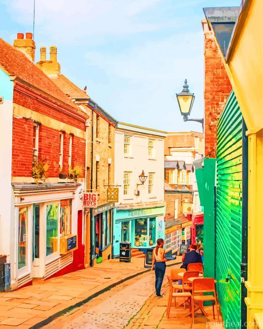 Folkestone England Painting By Numbers Kits