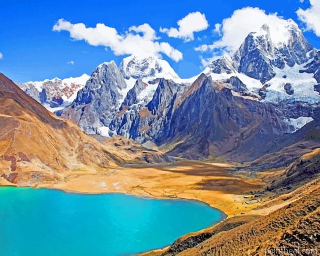 Andes Mountains Painting By Numbers Kits