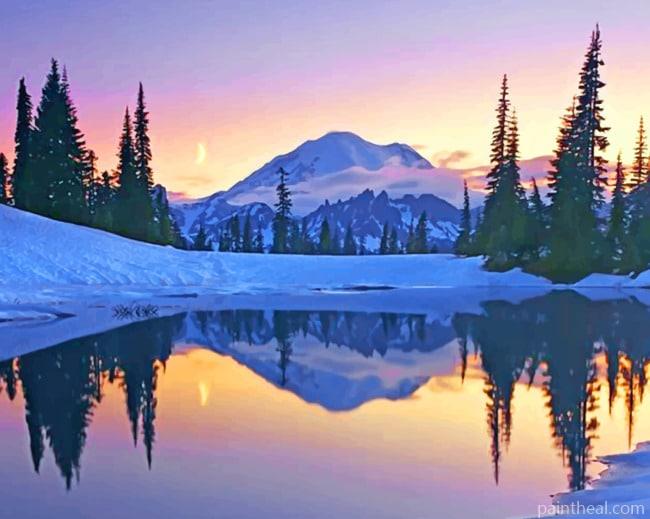Sunrise Landscape Painting By Numbers Kits