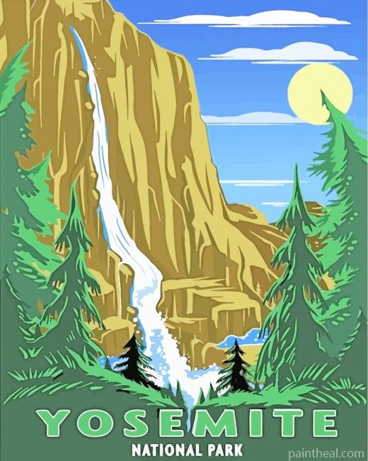 Yosemite Park Painting By Numbers Kits