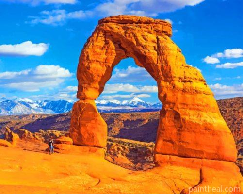 Arches National Park Landscape Painting By Numbers Kits