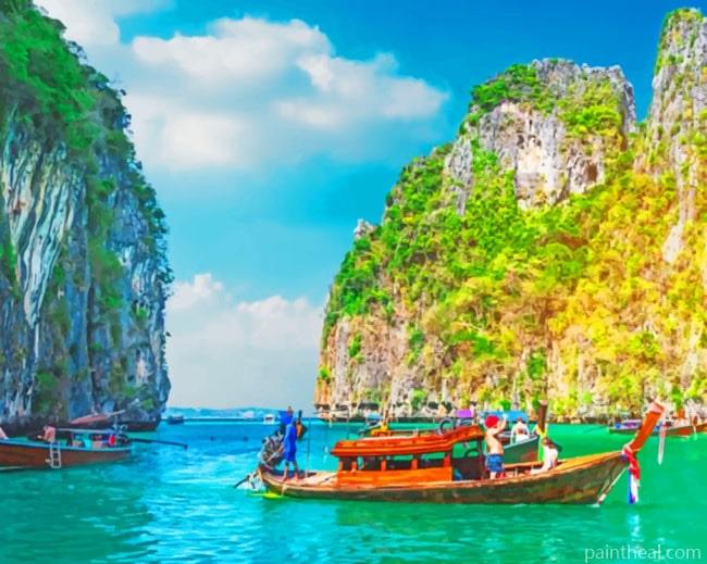 Pileh Lagoon Painting By Numbers Kits