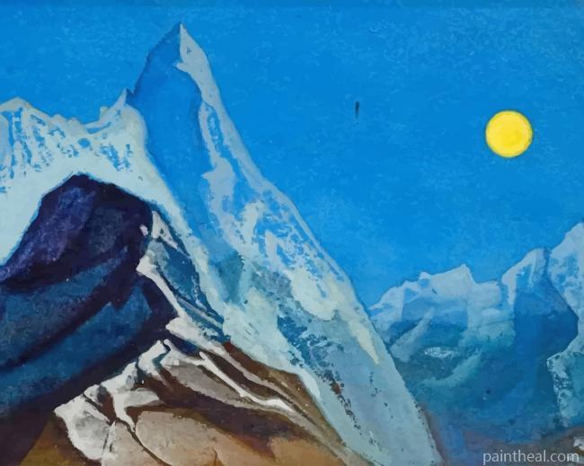 Nicholas Roerich Himalayan Landscape Painting By Numbers Kits
