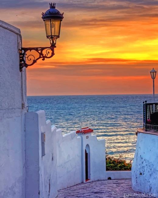 Malaga Spain Painting By Numbers Kits