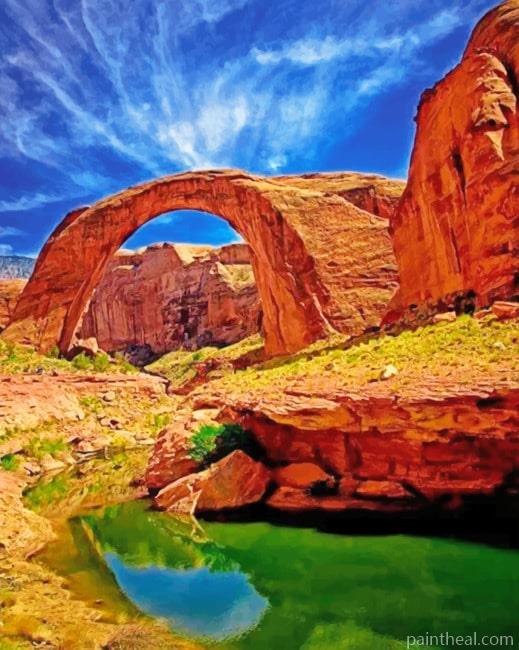 Rainbow Bridge National Monument Painting By Numbers Kits