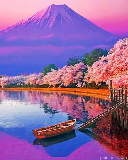 Japan Landscapes Painting By Numbers Kits