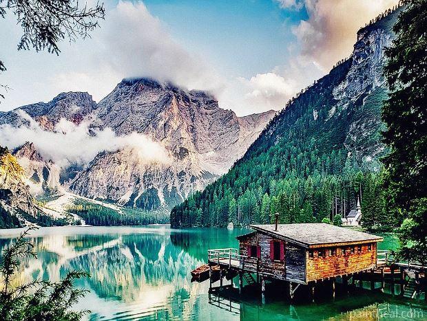 Lake Cottage Landscape Painting By Numbers Kits