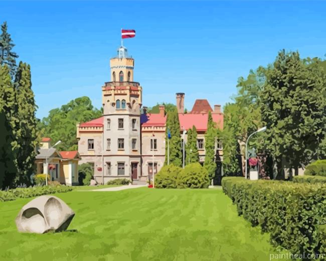 Sigulda Castle Latvia Painting By Numbers Kits