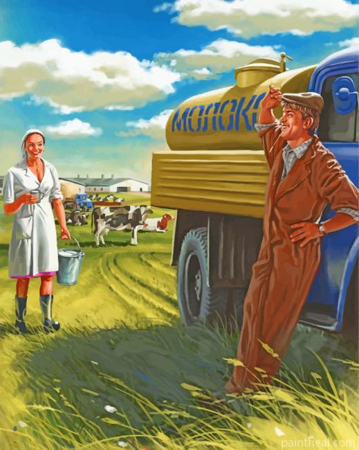 Rural Lovers Painting By Numbers Kits