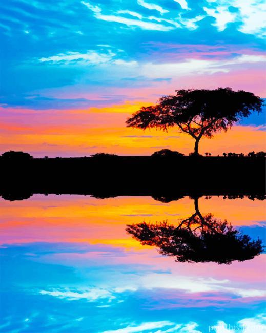 Sunrise Beautiful Uganda Painting By Numbers Kits