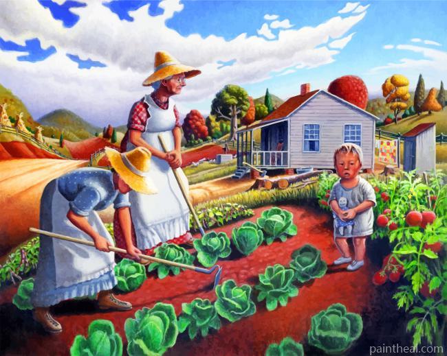 Aesthetic Farmers Painting By Numbers Kits