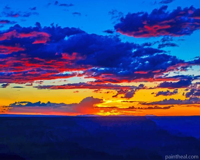 Sunset Clouds Painting By Numbers Kits