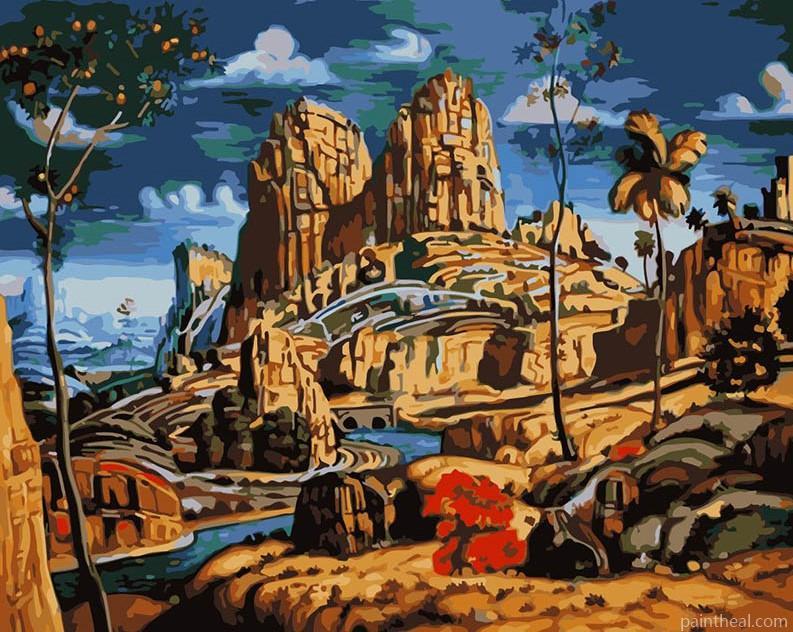 Rocky Desert Painting By Numbers Kits