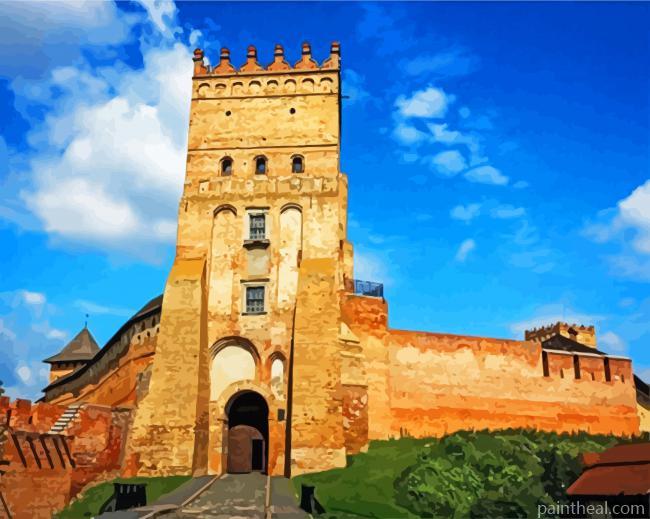 Lubart's Castle Ukraine Painting By Numbers Kits