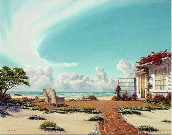 House By The Beach Painting By Numbers Kits