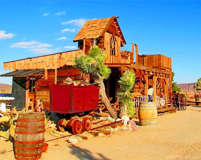 Ghost Town Painting By Numbers Kits