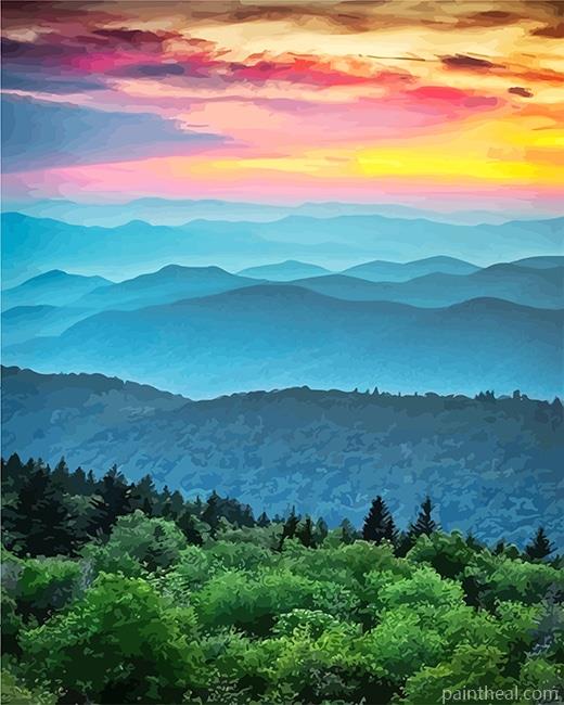 Virginia Blue Ridge NEW Painting By Numbers Kits