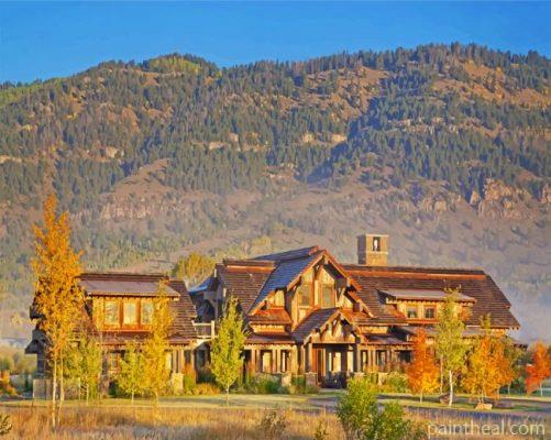 Jackson Hole Landscape Painting By Numbers Kits