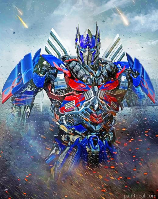 Transformer Robot Painting By Numbers Kits