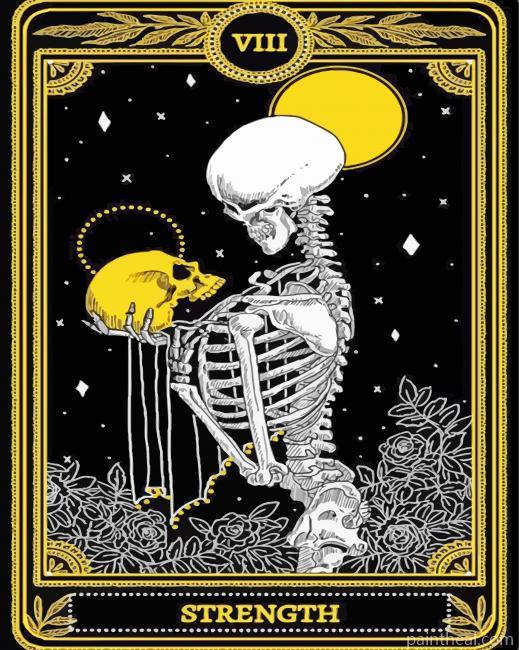 Tarot Skull Painting By Numbers Kits