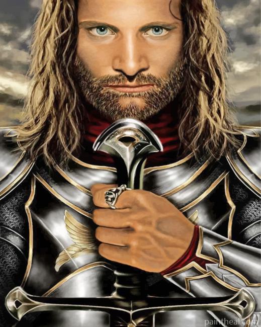 Aragorn Lord Of The Rings Painting By Numbers Kits