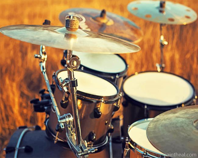 Drum Samples Instruments Music Painting By Numbers Kits