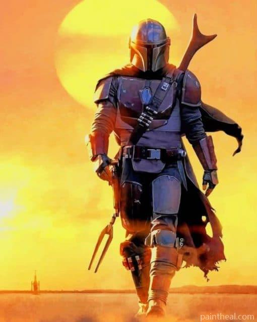 Mandalorian Painting By Numbers Kits