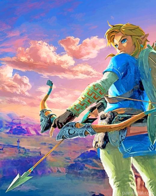 Legend Of Zelda Breath Of The Wild Painting By Numbers Kits