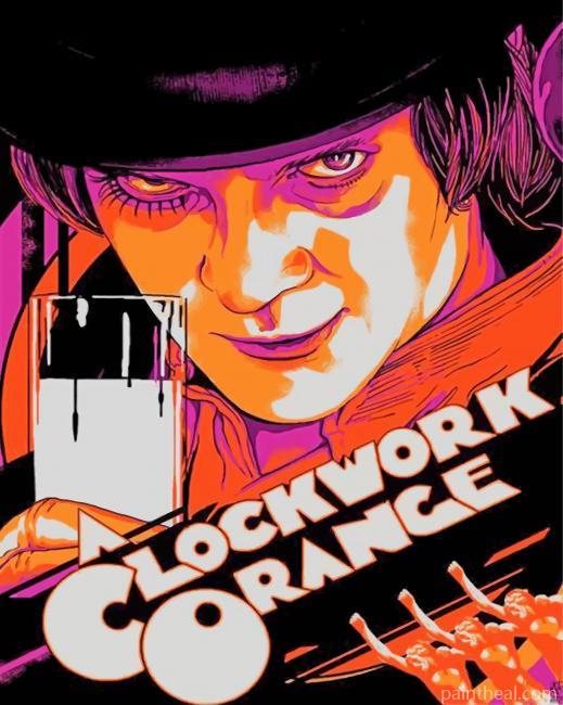 Clockwork Orange Illustration Painting By Numbers Kits