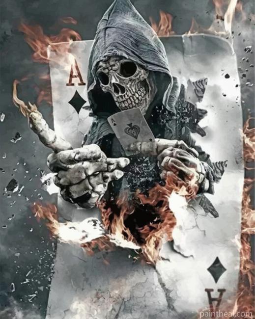 Grim Reaper Painting By Numbers Kits