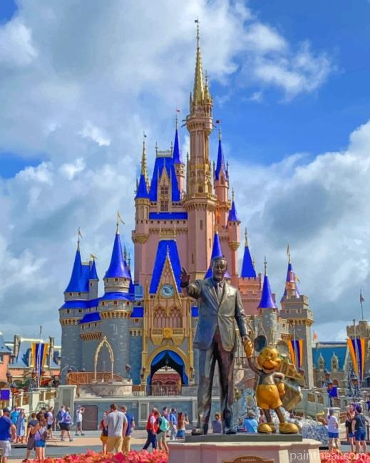 Disney World Cinderella Painting By Numbers Kits