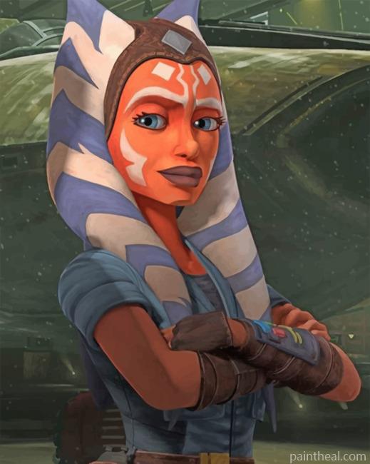 Star Wars Ahsoka Tano Painting By Numbers Kits